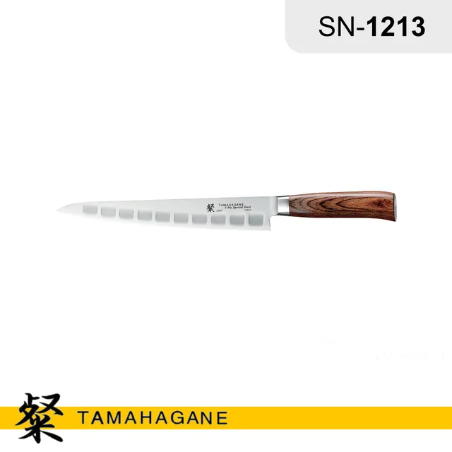 tamahagane-san-sn-1213-sujihiki-240mm-kullen-holzgriff image 1
