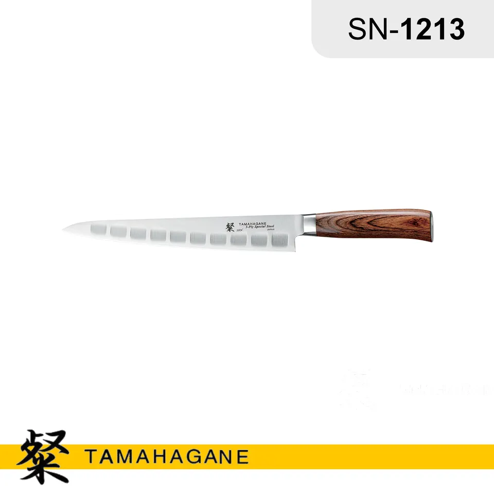 tamahagane-san-sn-1213-sujihiki-240mm-kullen-holzgriff image 1