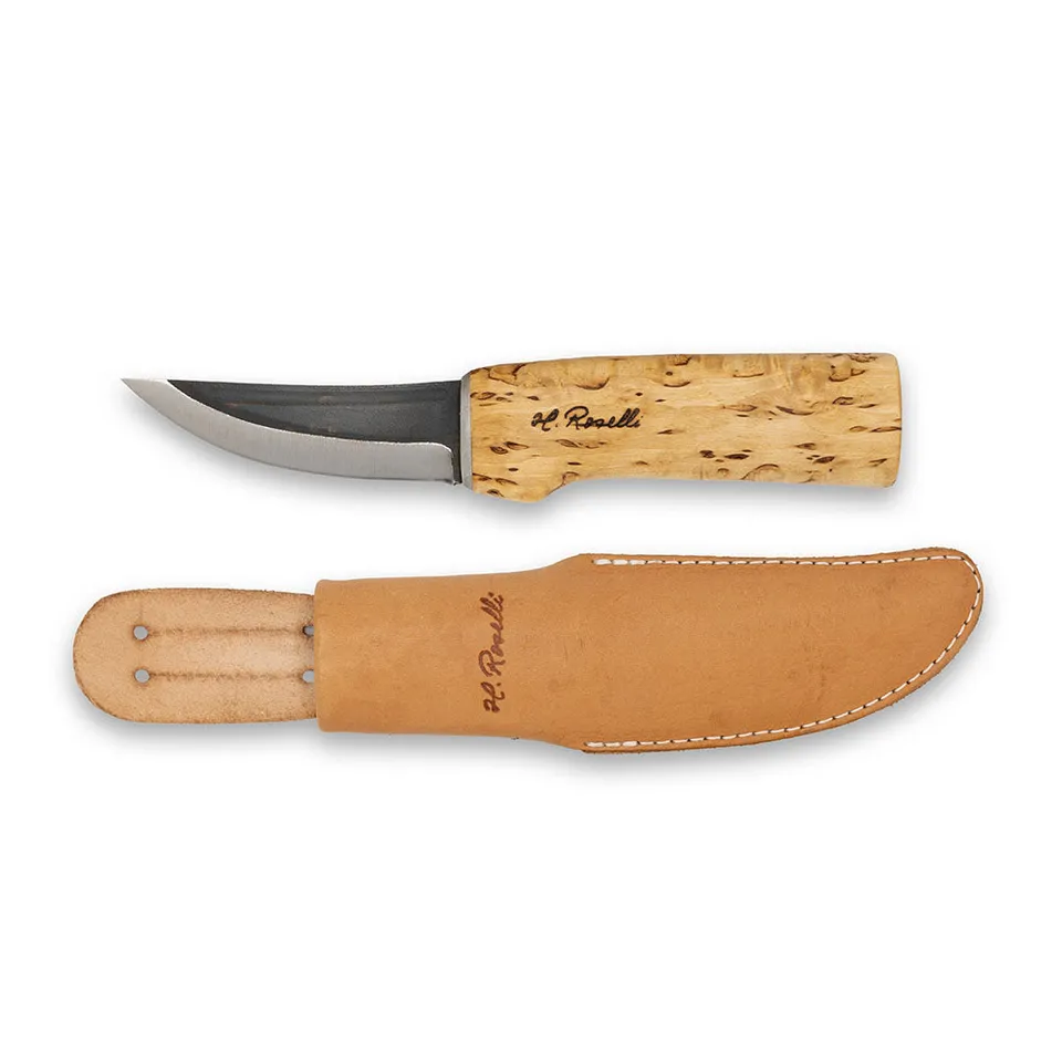 roselli-er-puukko-jagdmesser-general-berholt-45-carbonstahl image 1