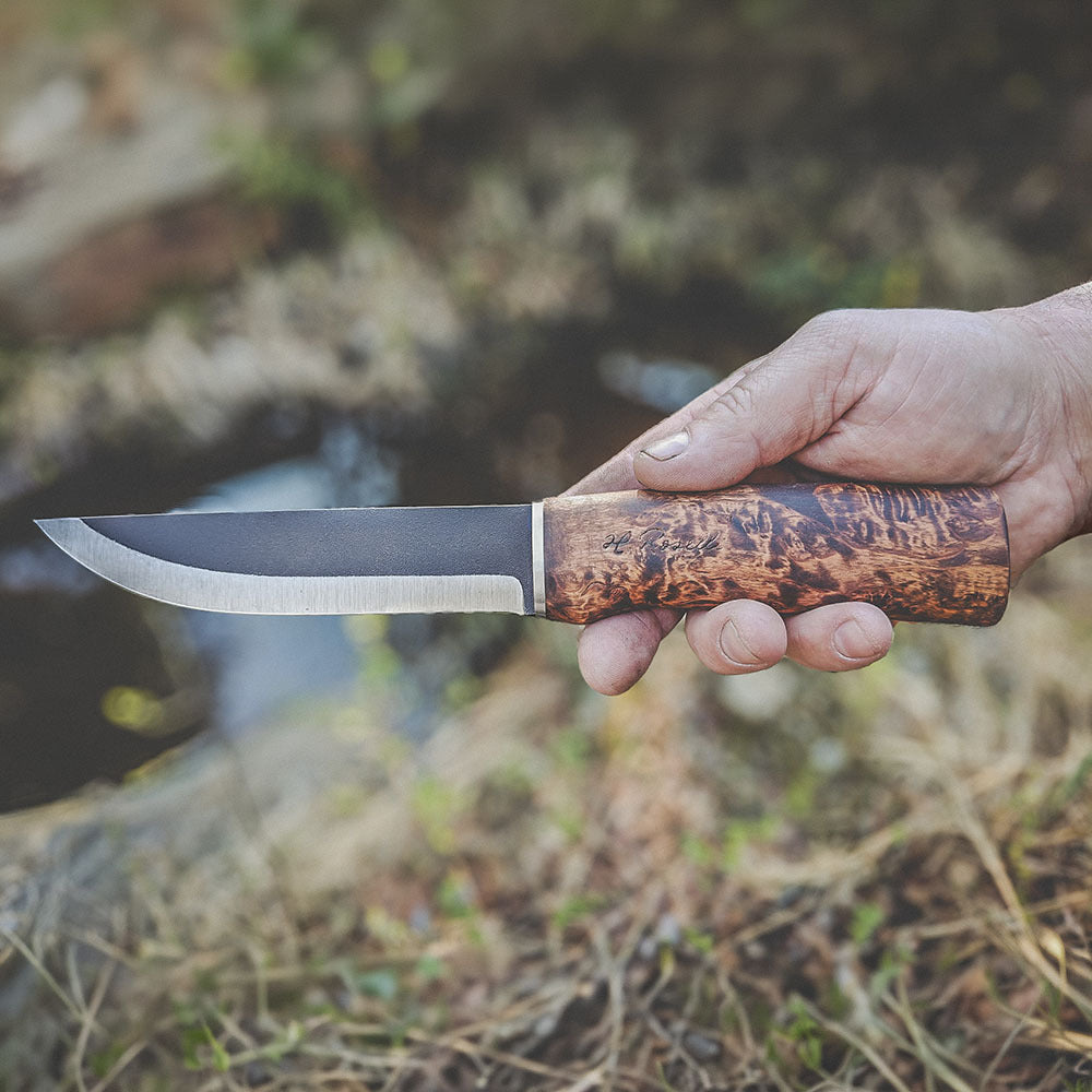 roselli-er-puukko-lang-jagdmesser-dunkle-maserbirke image 3