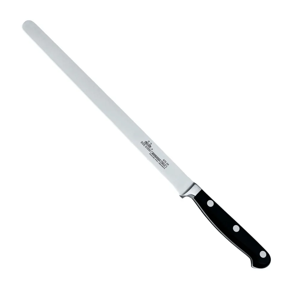 due-cigni-tuscany-9-zoll-schinkenmesser-schwarz-aufschnittmesser image 1