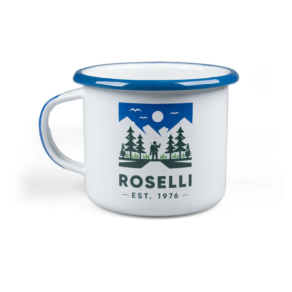 roselli-mug-emailletasse-wei-campingbecher-outdoor image 1