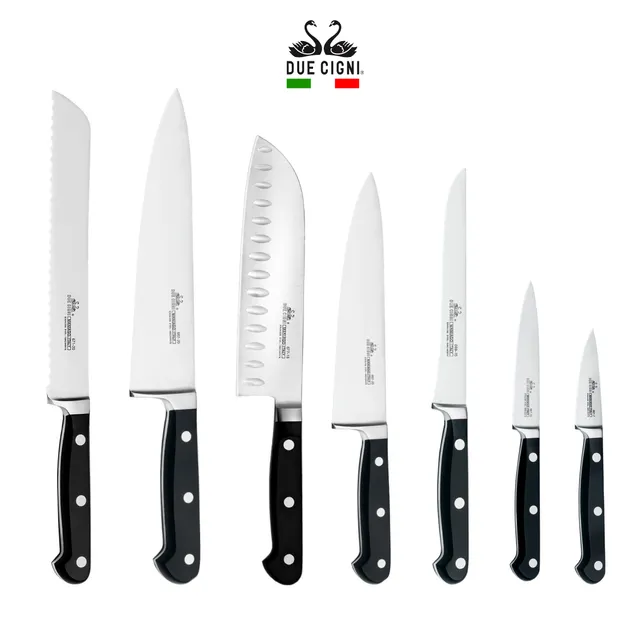 due-cigni-florence-messerset-7-tlg-kochmesser-brotmesser-santoku image 1
