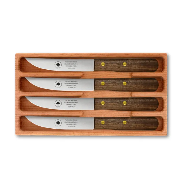 friedrich-herder-pikas-steakmesser-4er-set-holzgriff-rostfrei image 1