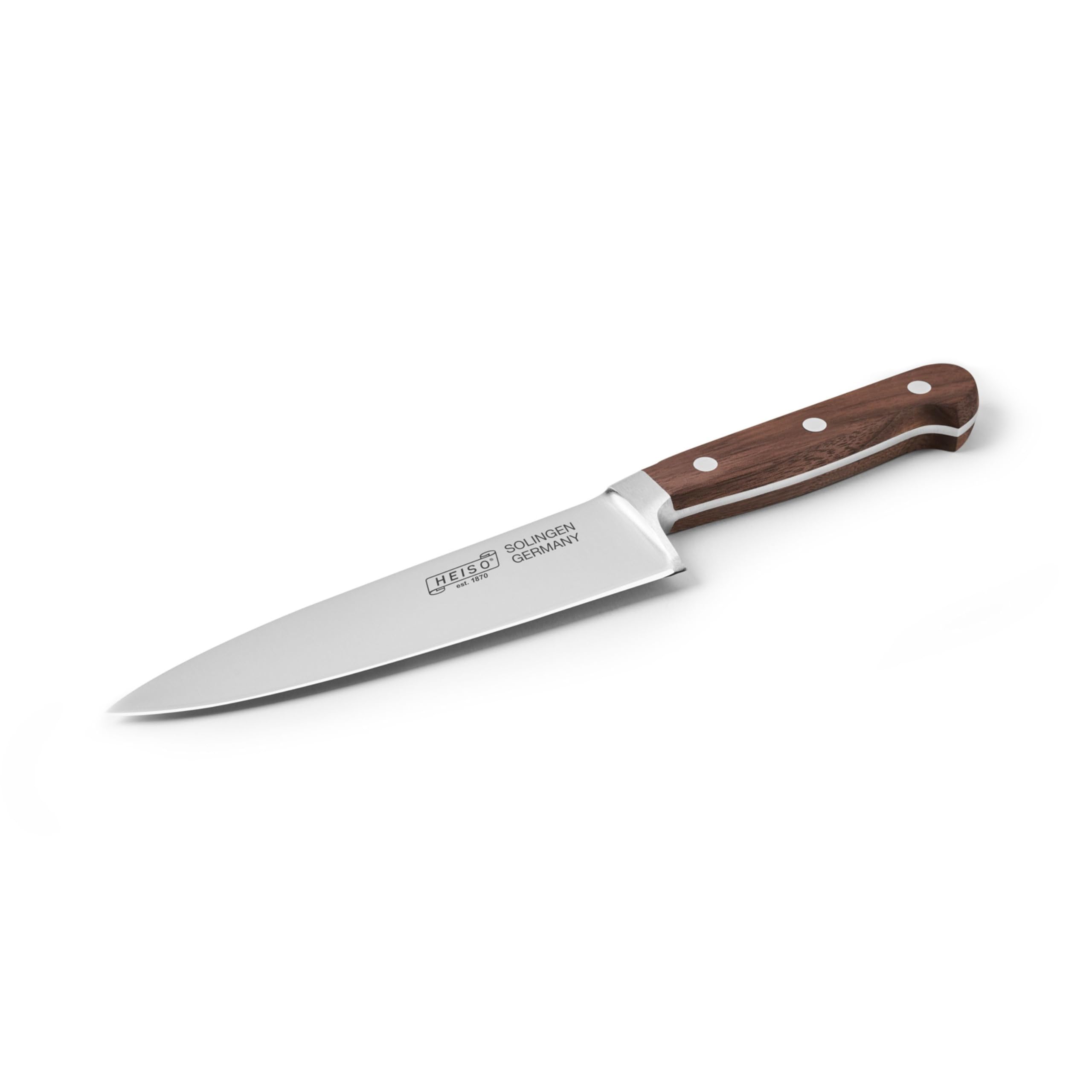 heiso-walter-kochmesser-16-cm-walnuss-geschmiedet-solingen image 1