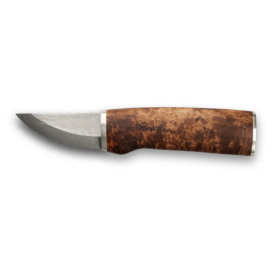 roselli-uhc-vaarinpuukko-silber-puukko-75-mm-jagdmesser image 1