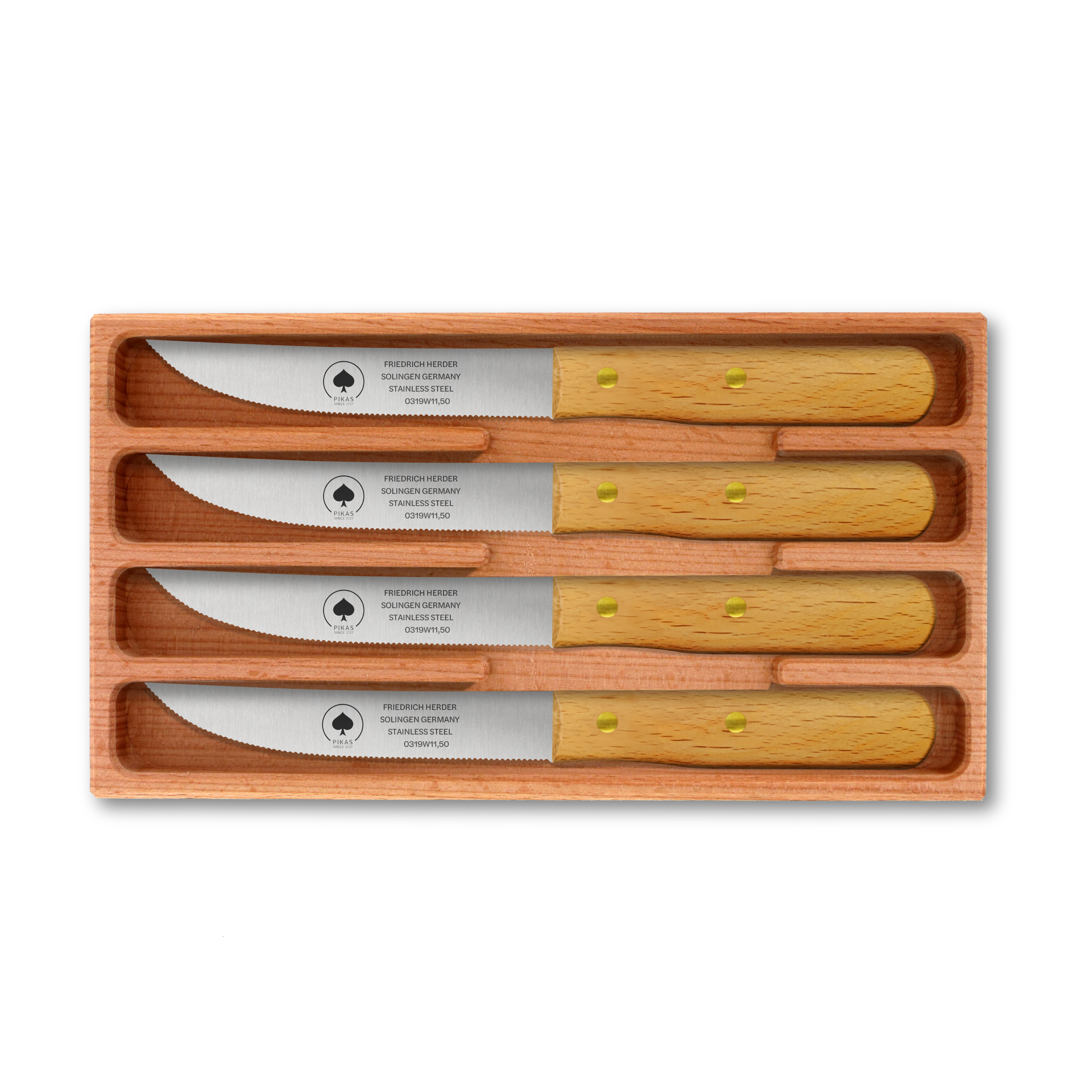 friedrich-herder-pikas-steakmesser-4er-set-walnuss-glattschliff image 6