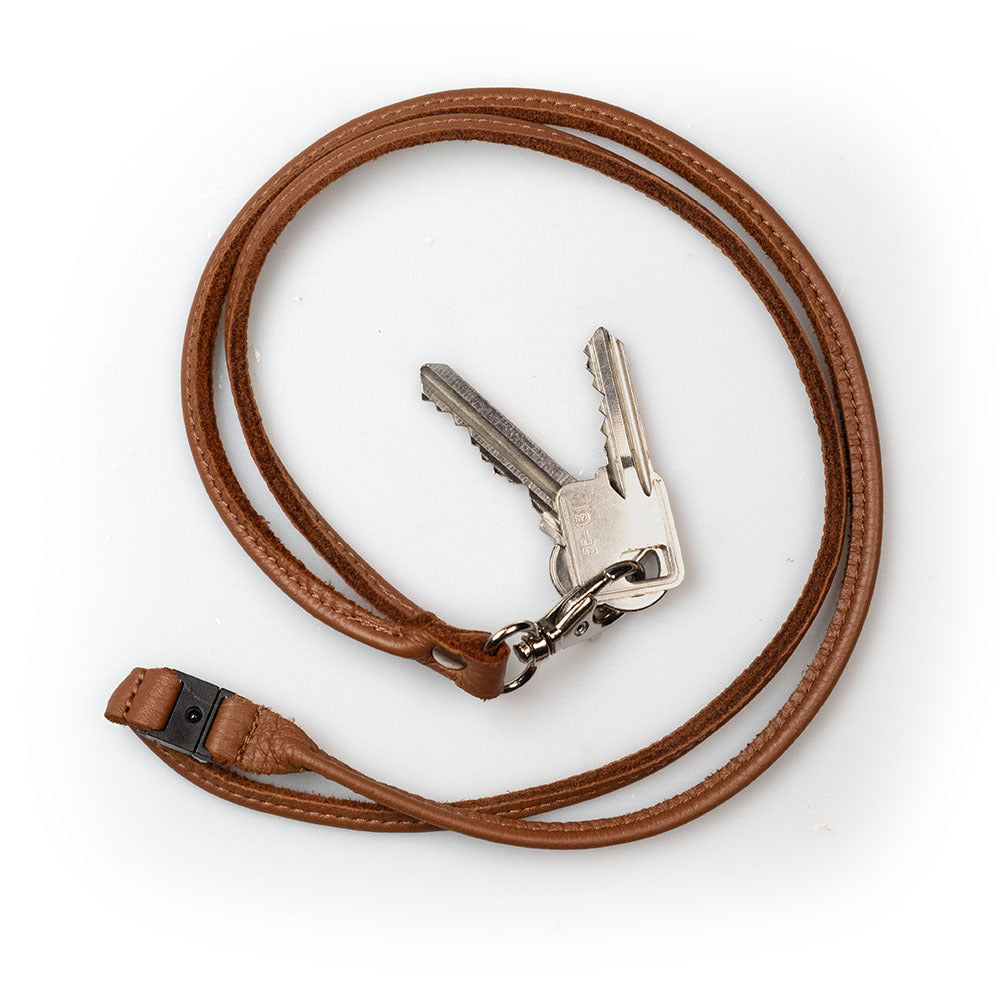 roselli-accessories-lederband-elchleder-schl-sselanh-nger-karabiner image 1