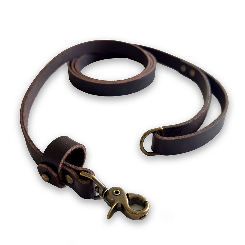 roselli-hundeleine-leder-jagdleine-handsfree-mit-gravur image 4