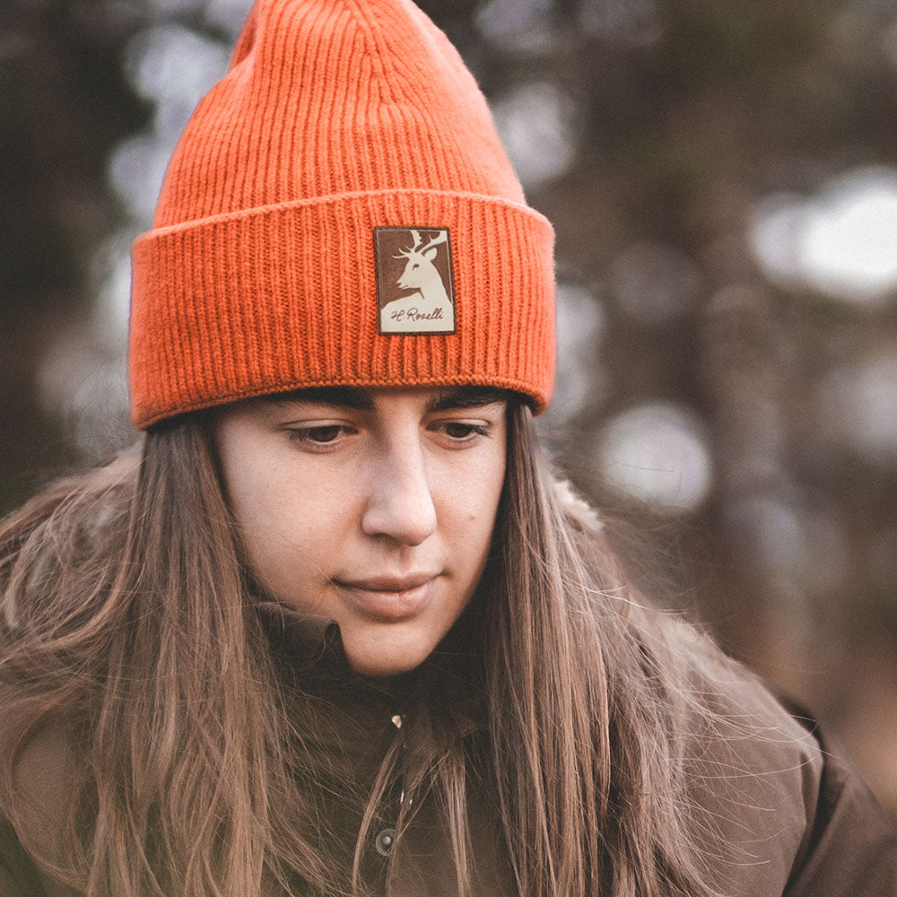roselli-hunting-beanie-m-tze-orange-kaschmir-merino image 4