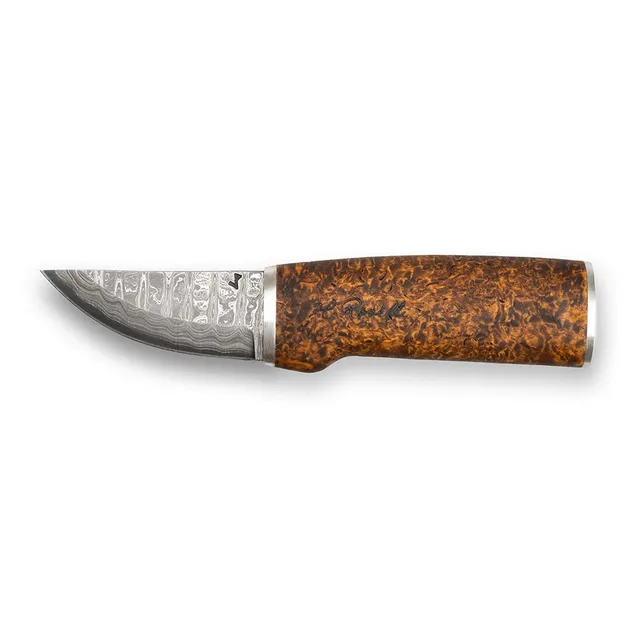 roselli-vaarinpuukko-damast-outdoormesser-75-mm image 1