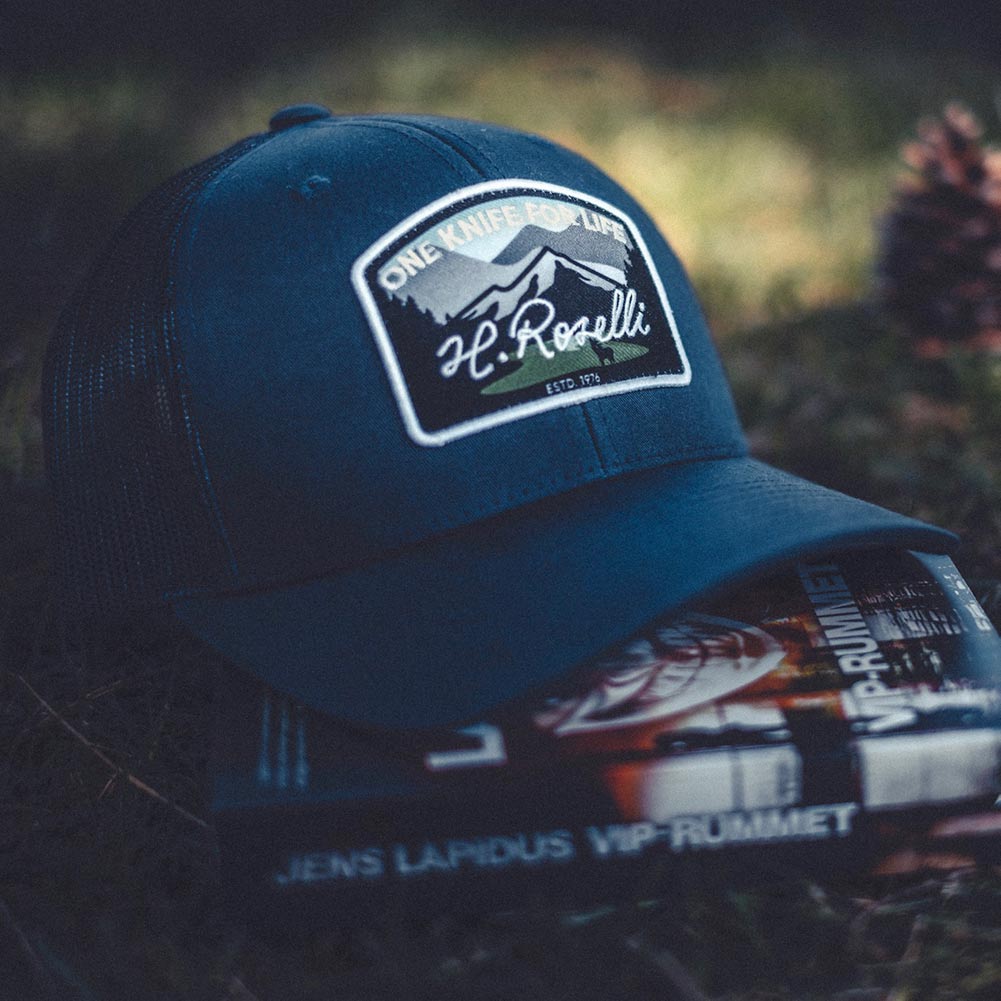 roselli-trucker-cap-bestickt-baumwolle-blau-verstellbar image 2