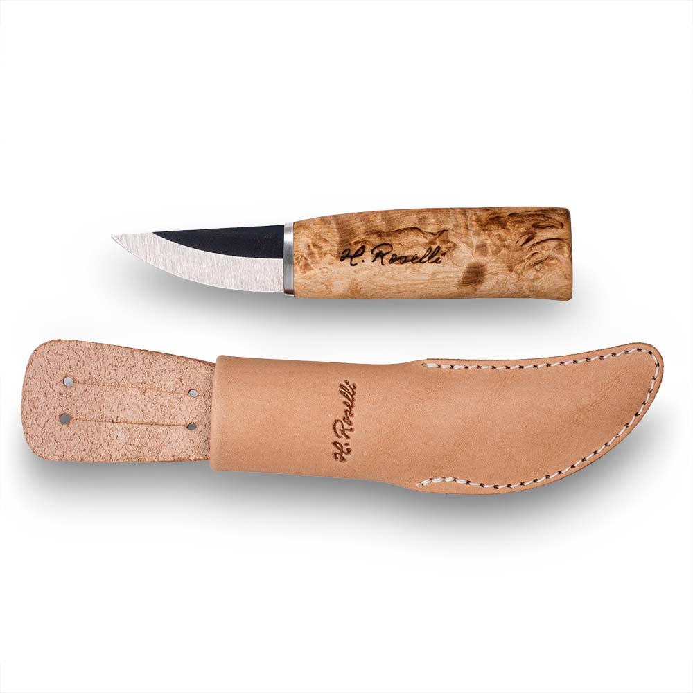 roselli-mummunhammas-puukko-carbonstahl-birke-klein image 3