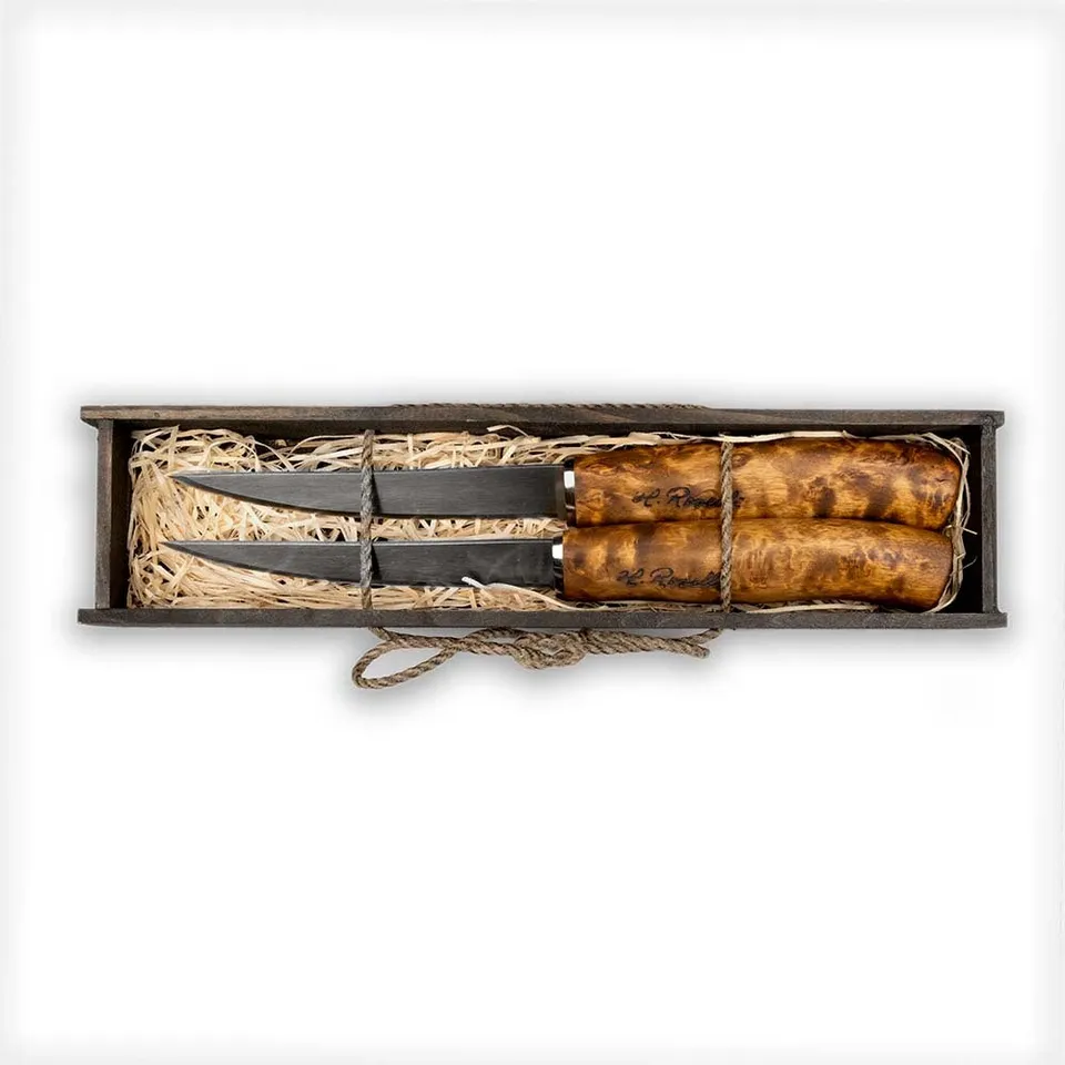 roselli-steakmesser-set-2-teilig-uhc-maserbirke-holzbox image 1
