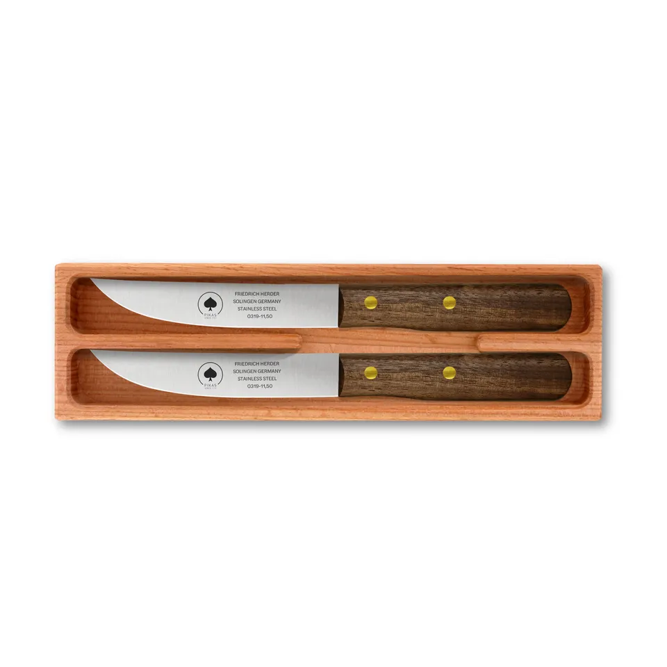 herder-pikas-steakmesser-holzgriff-2er-set-rostfrei image 1