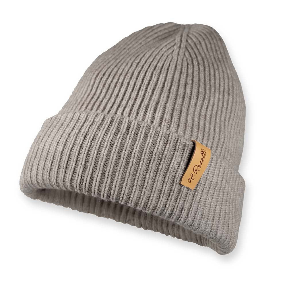 roselli-pipo-beanie-grau-kaschmir-merino-rippstrick-m-tze image 1