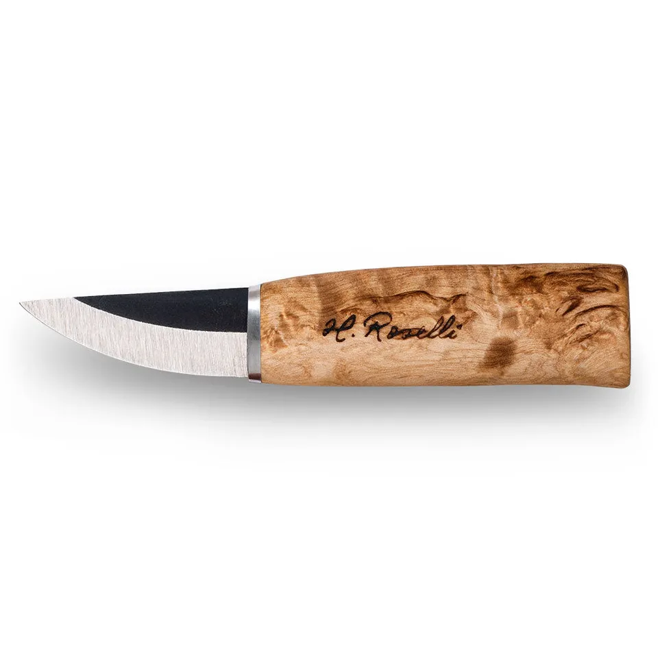 roselli-mummunhammas-puukko-carbonstahl-birke-klein image 1
