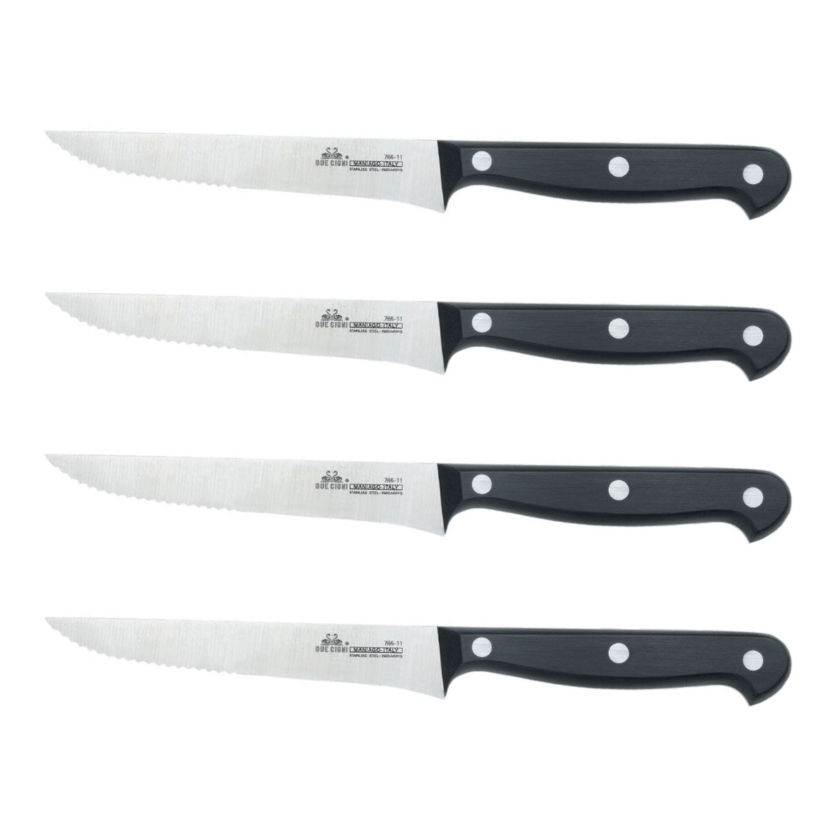 due-cigni-classica-steakmesser-4er-set-gezahnt-11-cm image 1