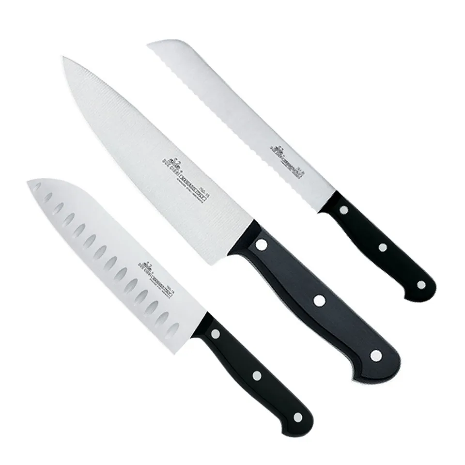 due-cigni-classica-messerset-3-teilig-koch-brot-santoku image 1