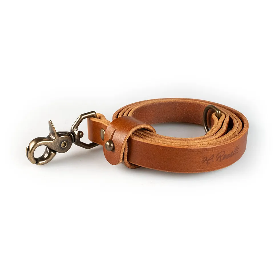 roselli-accessories-hundeleine-leder-mit-d-ring-hands-free image 1