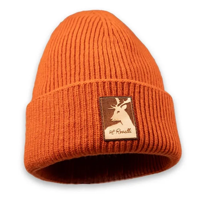 roselli-hunting-beanie-m-tze-orange-aus-kaschmir-merino image 1