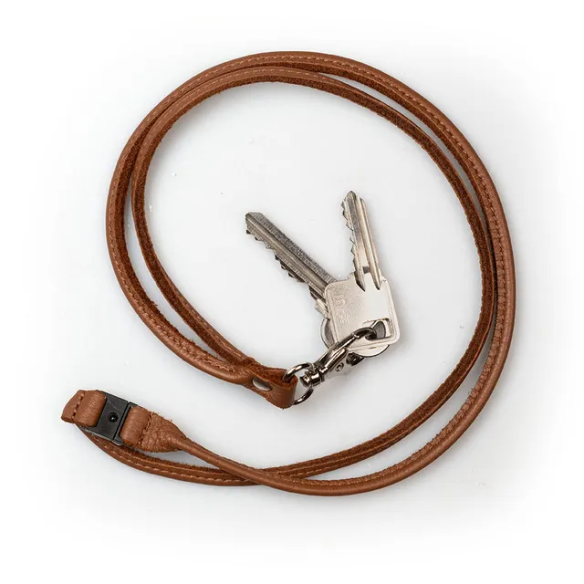 roselli-accessories-lederband-elchleder-schl-sselanh-nger-karabiner image 1