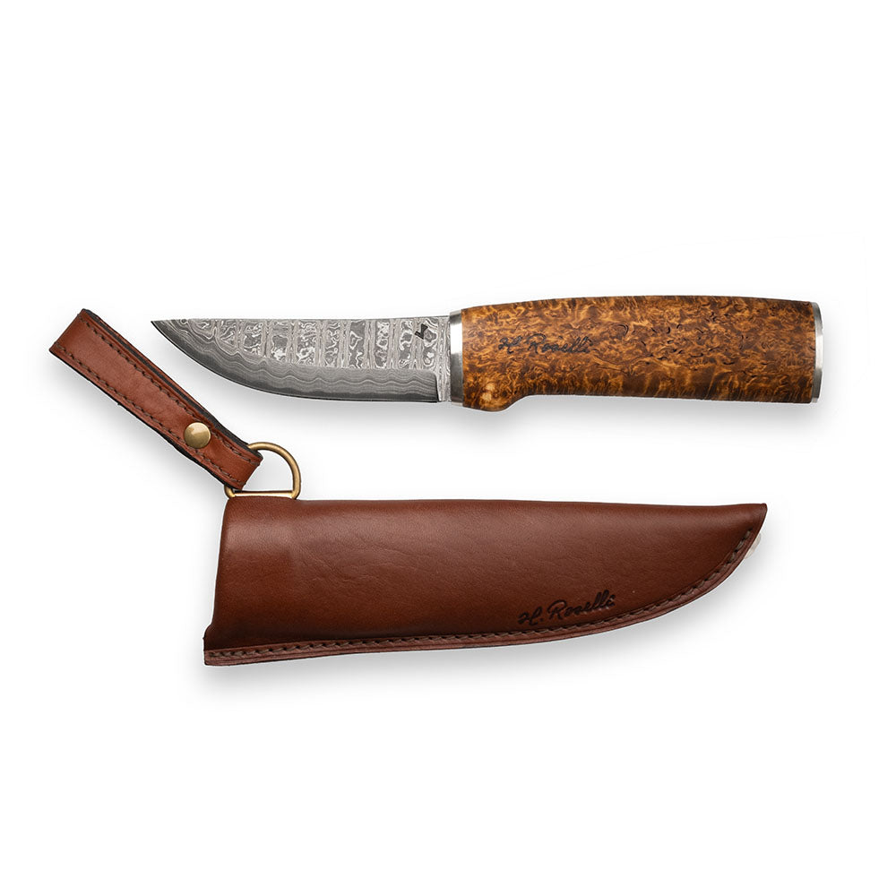 roselli-damasti-er-puukko-outdoormesser-damast-105-mm image 3