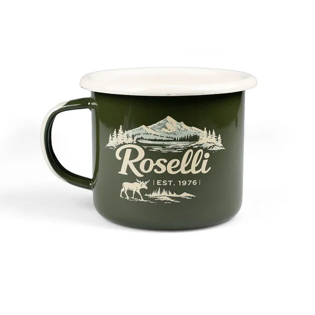 roselli-accessories-emaille-becher-gr-n-outdoor-tasse image 1