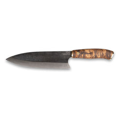 roselli-gyuto-kochmesser-uhc-maserbirke-lederscheide image 2
