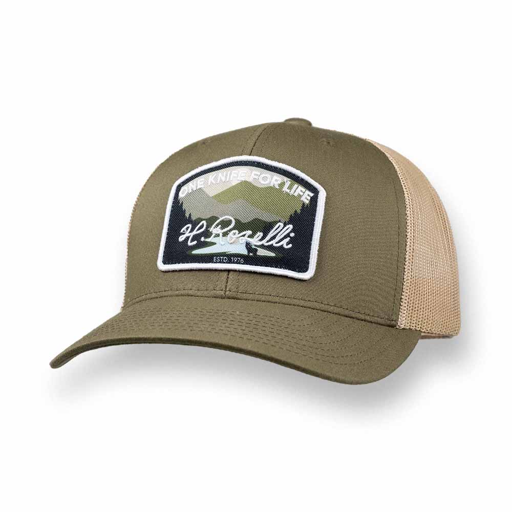 roselli-trucker-cap-bestickt-baumwolle-blau-verstellbar image 5