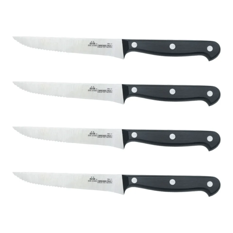 due-cigni-classica-steakmesser-4er-set-gezahnt-11-cm image 1