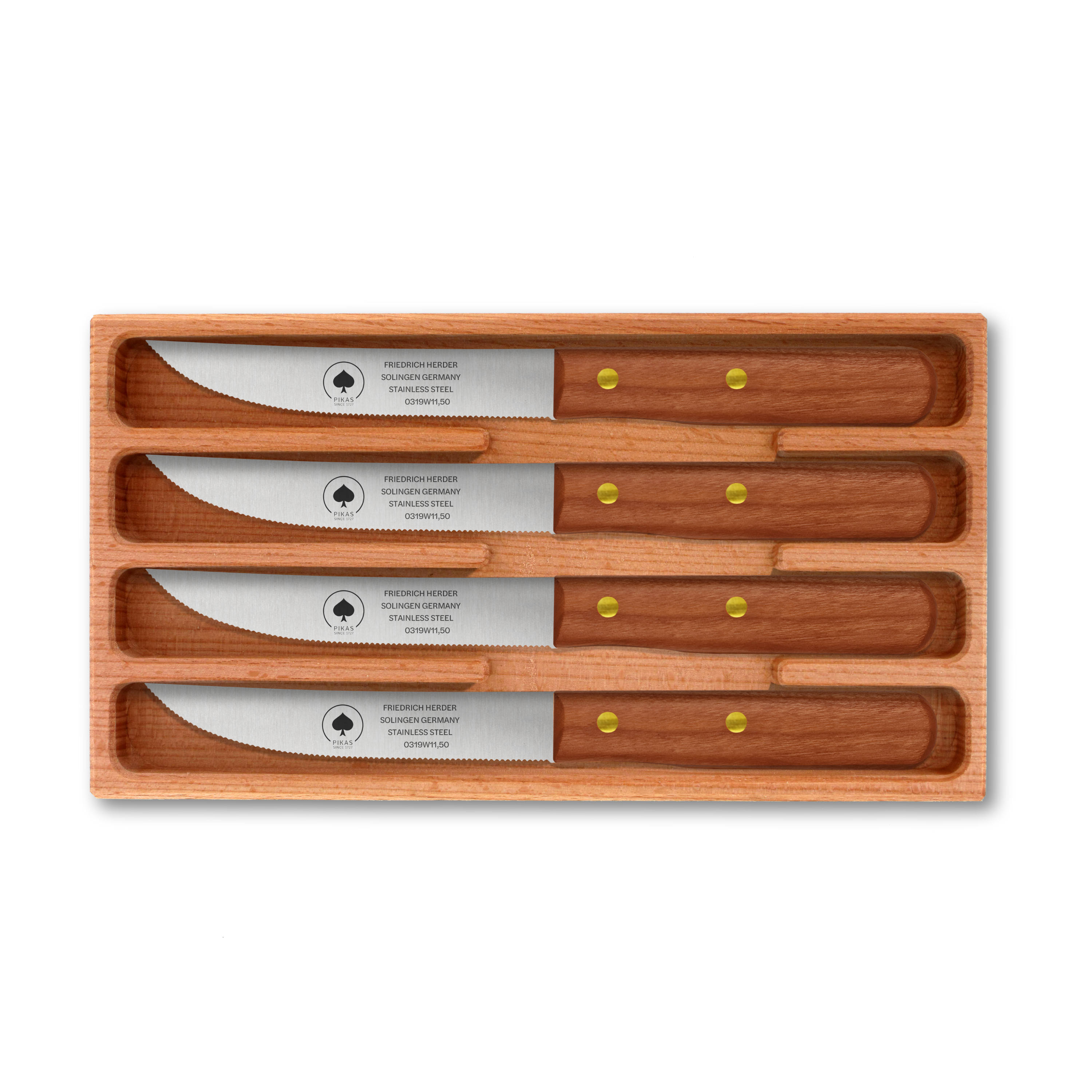 friedrich-herder-pikas-steakmesser-4er-set-walnuss-glattschliff image 4
