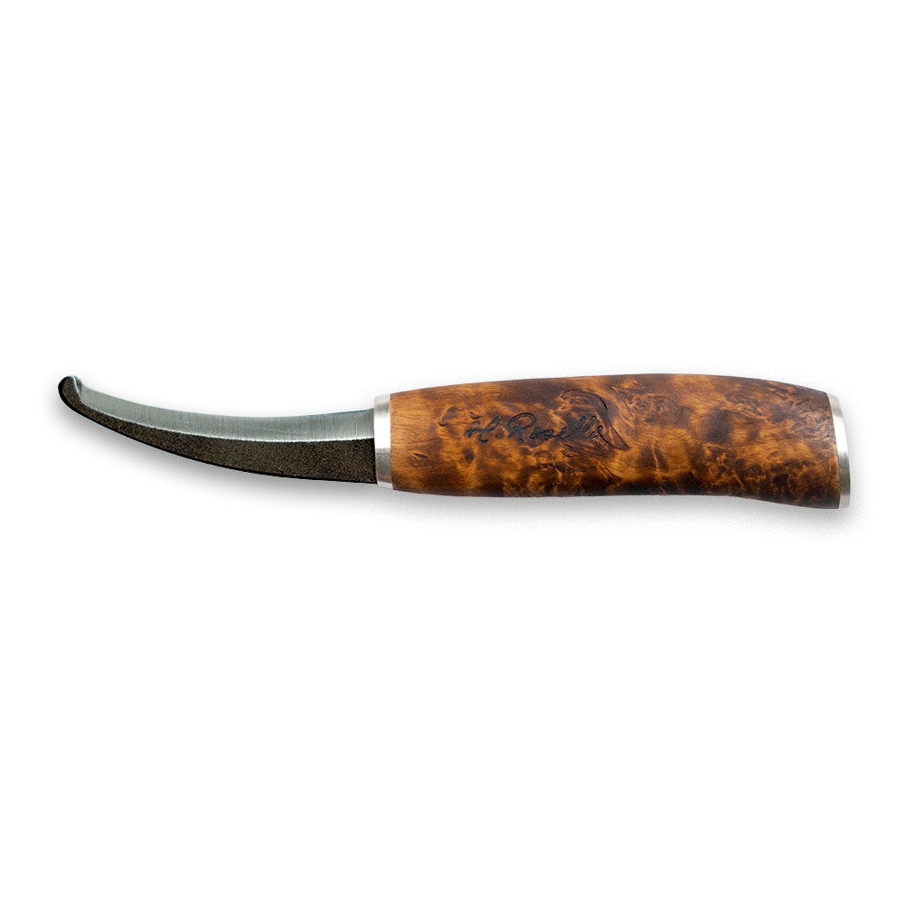 roselli-avauspuukko-jagdmesser-rundspitze-silber-85-mm image 1