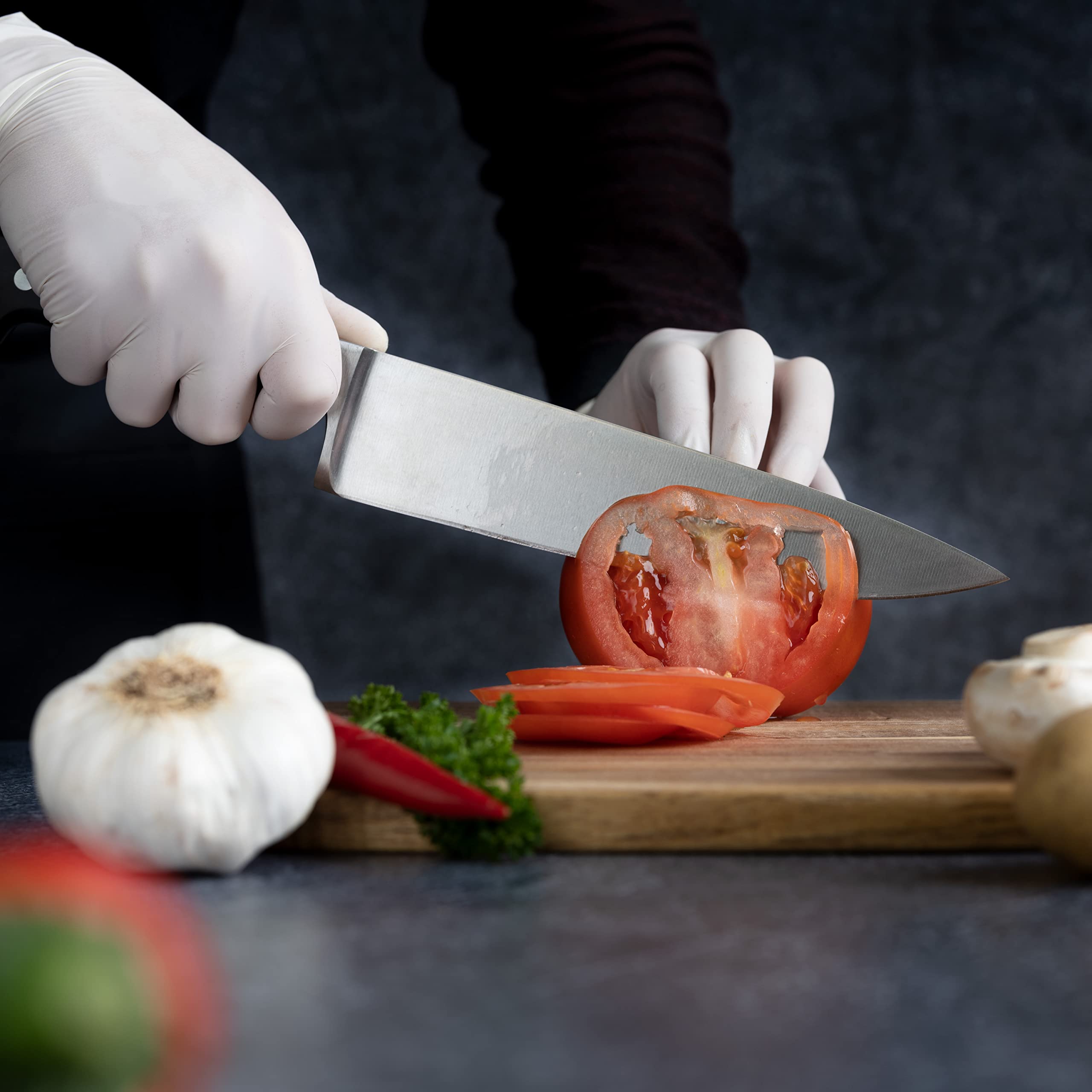 heiso-premium-kochmesser-chefmesser-21-cm-geschmiedet image 3