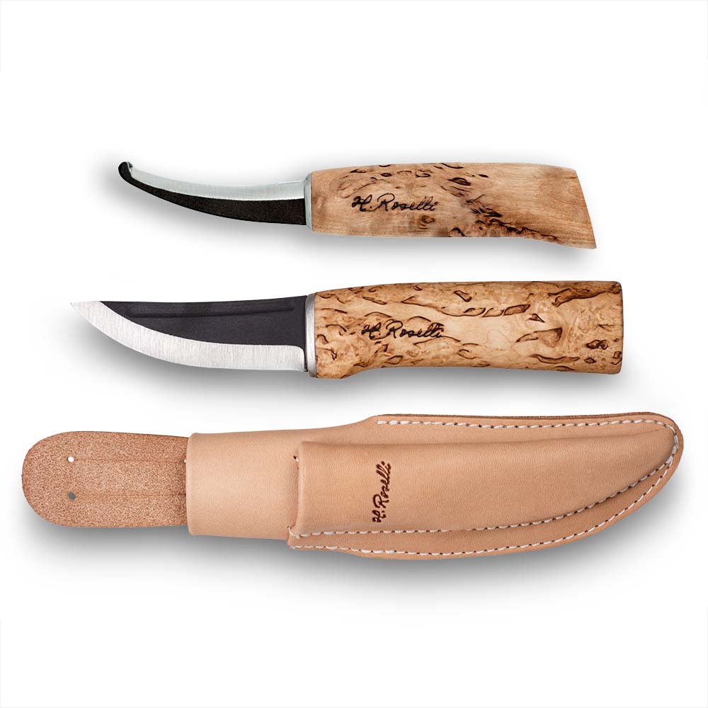 roselli-hunting-opening-jagdmesser-combo-2-tlg-carbon image 1