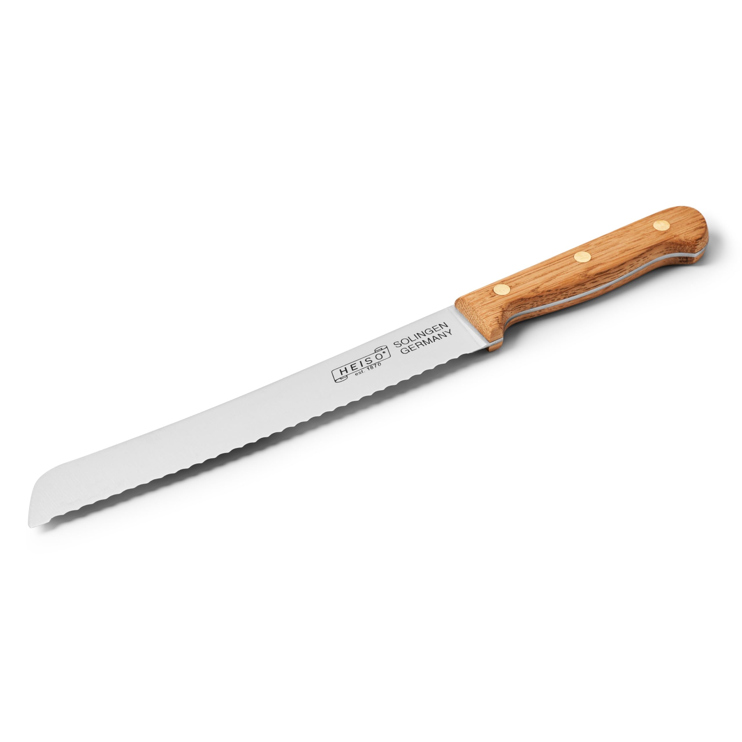 heiso-gustav-brotmesser-21cm-edelstahl-mit-eichegriff image 1