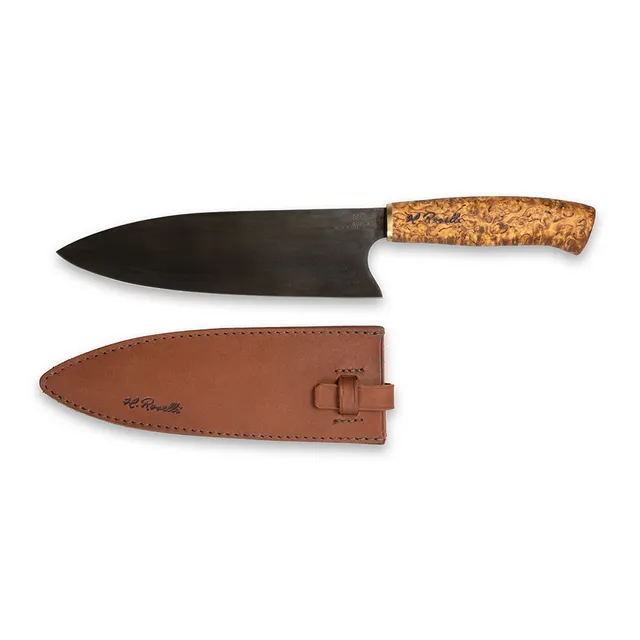 roselli-gyuto-kochmesser-2-wahl-carbonstahl-mit-scheide image 1